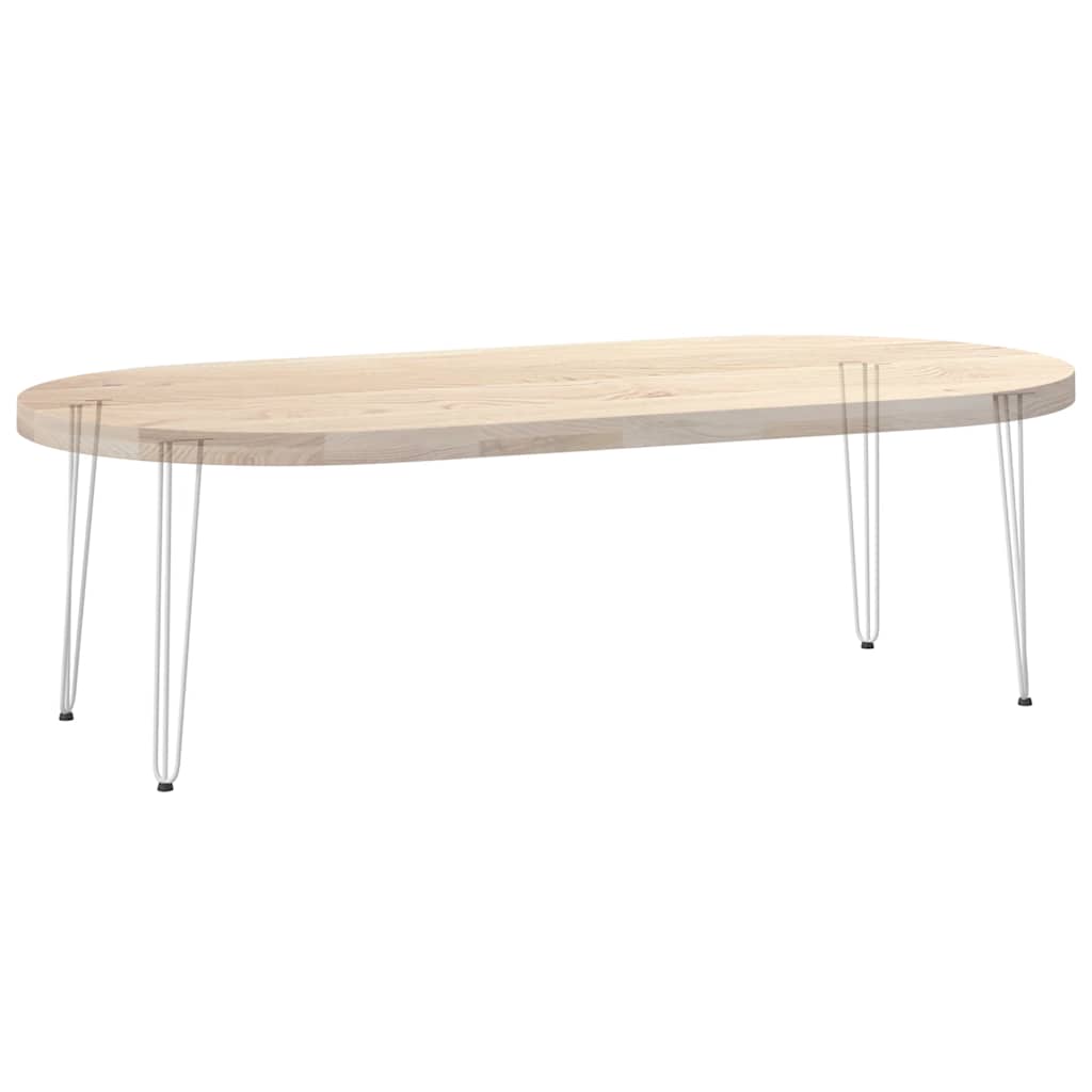 Gambe per Tavolo a Forcina 4 pz Bianco 72 cm Acciaio Massiccio - homemem39