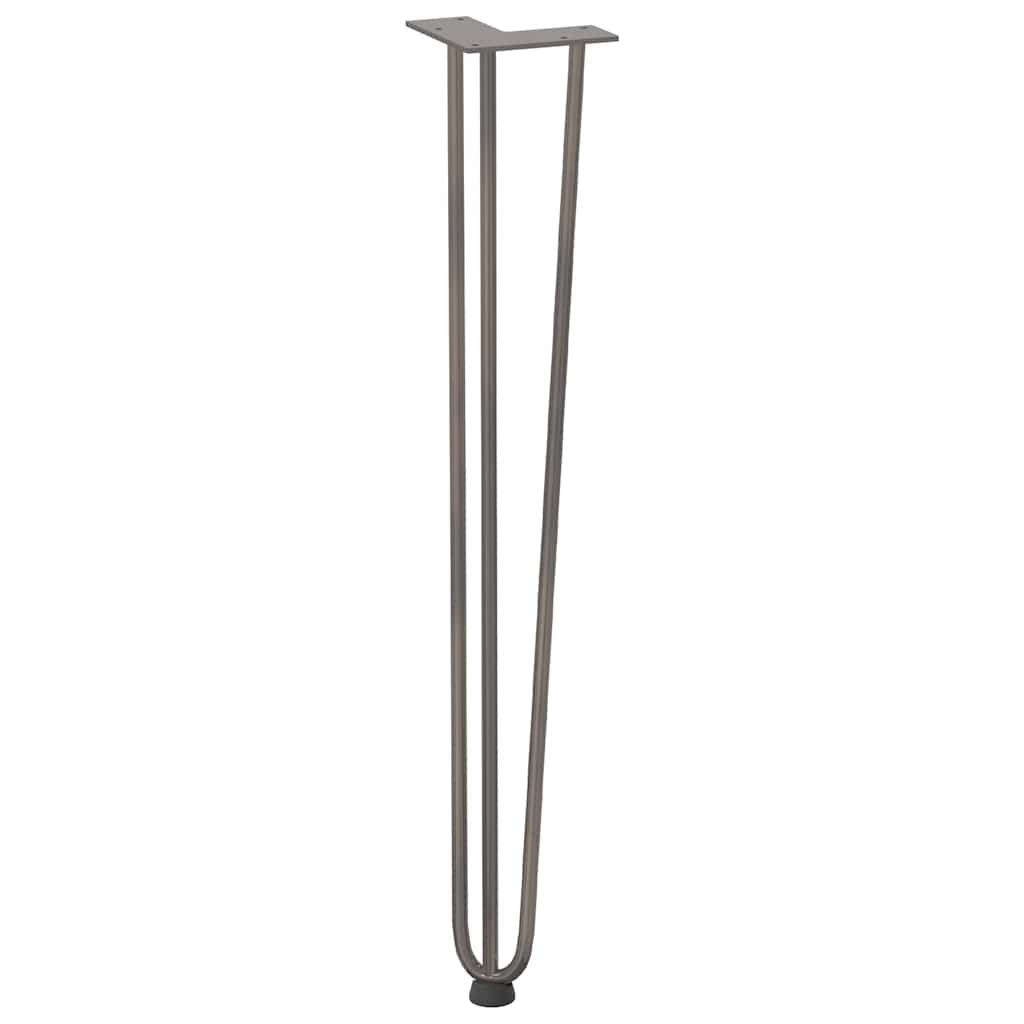 Gambe Tavolo a Forcina 4 pz 72 cm Acciaio Massiccio - homemem39