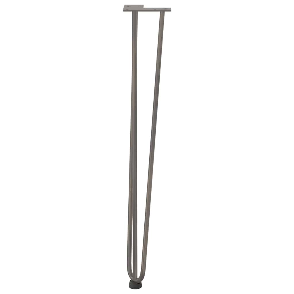 Gambe Tavolo a Forcina 4 pz 72 cm Acciaio Massiccio - homemem39