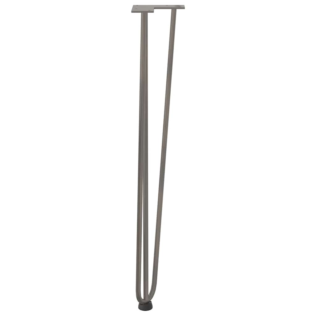 Gambe Tavolo a Forcina 4 pz 72 cm Acciaio Massiccio - homemem39