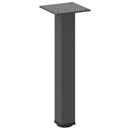Gambe per Tavolino 4 pz Antracite 30-32 cm Acciaio - homemem39