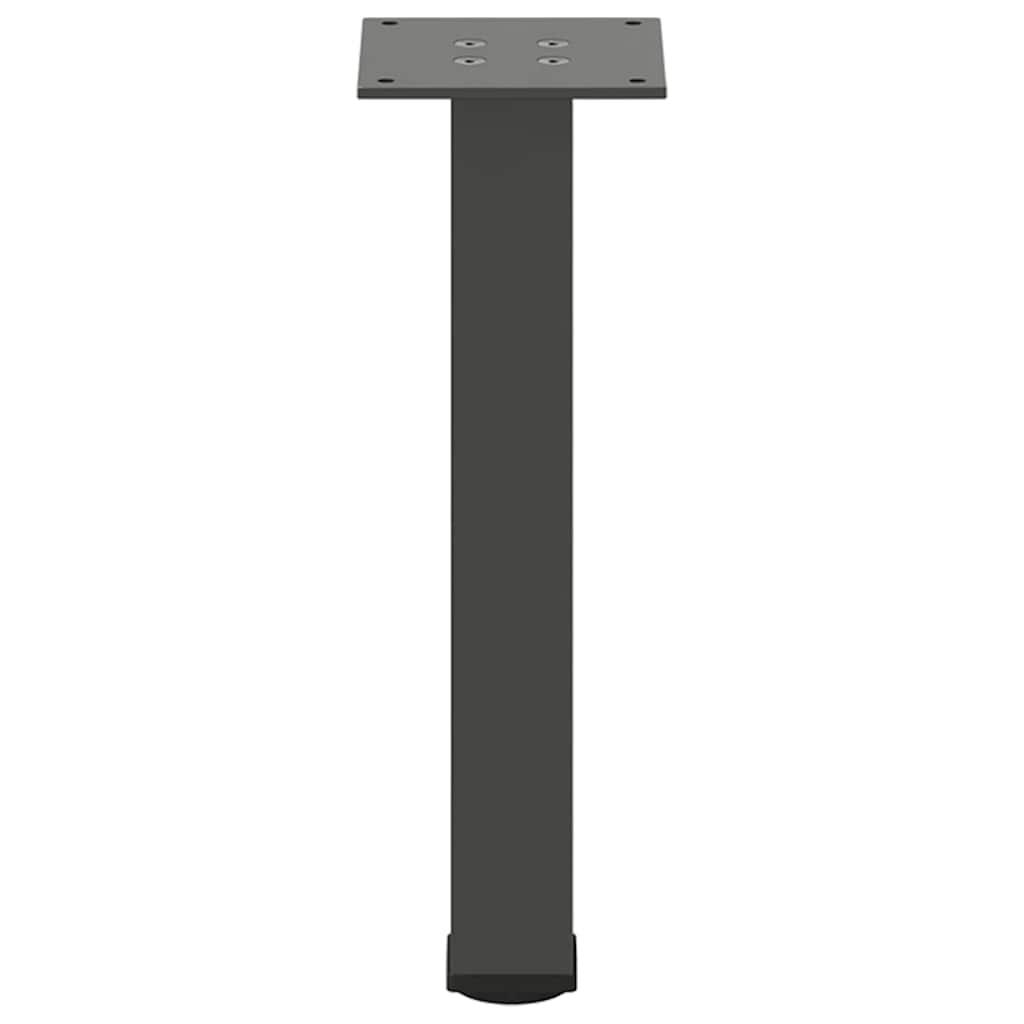 Gambe per Tavolino 4 pz Antracite 30-32 cm Acciaio - homemem39