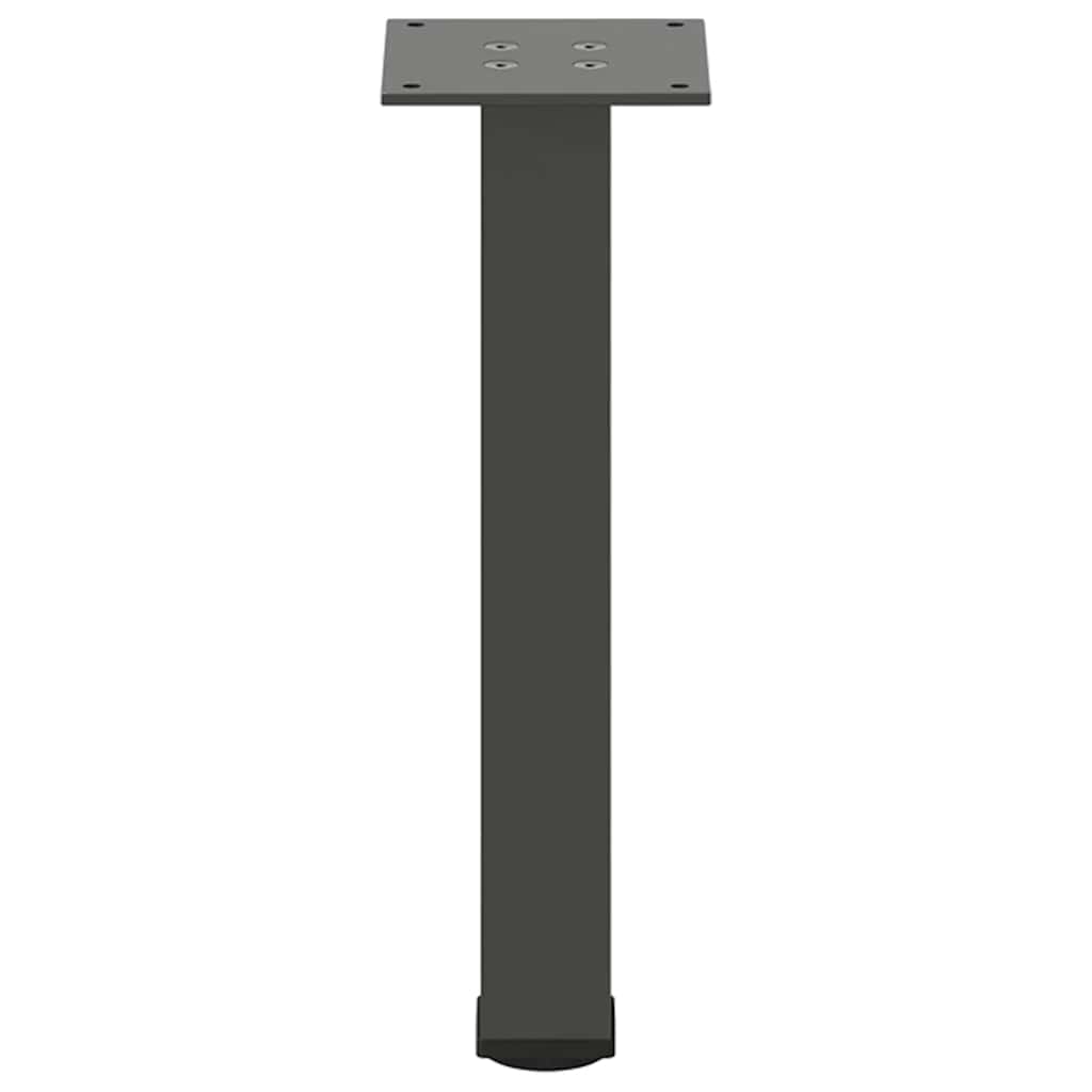 Gambe per Tavolino 4 pz Antracite 30-32 cm Acciaio - homemem39