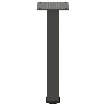 Gambe per Tavolino 4 pz Antracite 30-32 cm Acciaio - homemem39