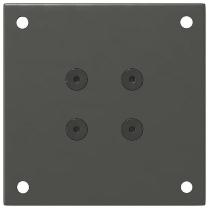Gambe per Tavolino 4 pz Antracite 30-32 cm Acciaio - homemem39