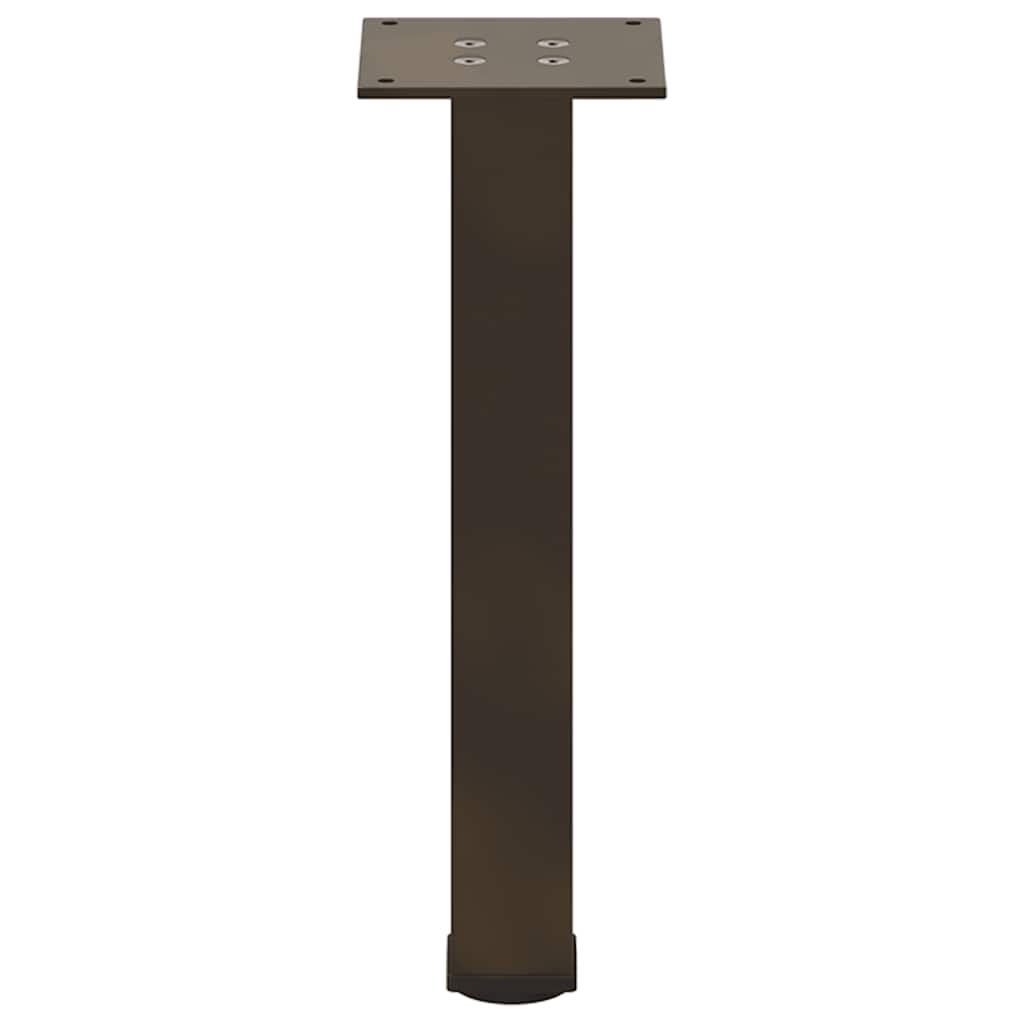 Gambe per Tavolino 4 pz Acciaio Naturale 30-32 cm Acciaio - homemem39