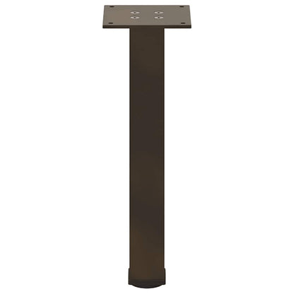 Gambe per Tavolino 4 pz Acciaio Naturale 30-32 cm Acciaio - homemem39
