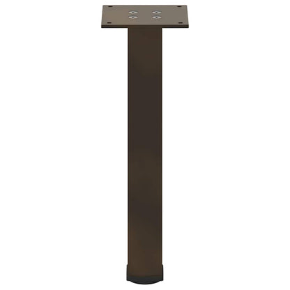 Gambe per Tavolino 4 pz Acciaio Naturale 30-32 cm Acciaio - homemem39