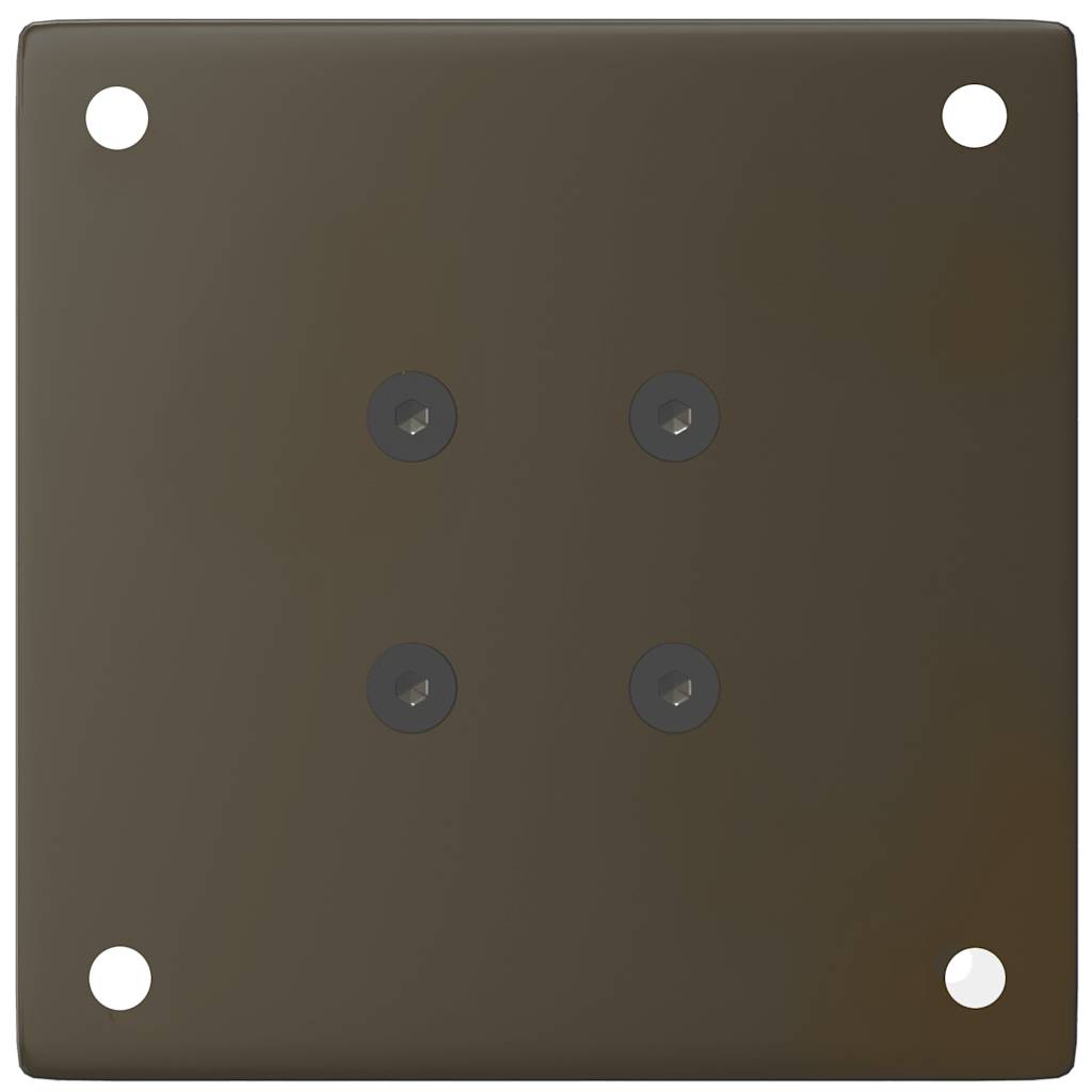 Gambe per Tavolino 4 pz Acciaio Naturale 30-32 cm Acciaio - homemem39