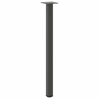 Gambe per Tavolino 4 pz Antracite 72-74 cm in Acciaio - homemem39