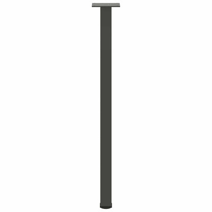 Gambe per Tavolino 4 pz Antracite 72-74 cm in Acciaio - homemem39