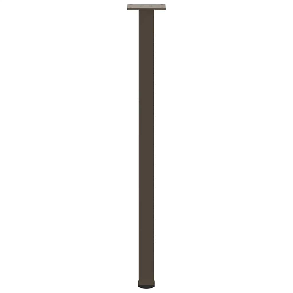 Gambe per Tavolino 4 pz Acciaio Naturale 72-74 cm in Acciaio - homemem39