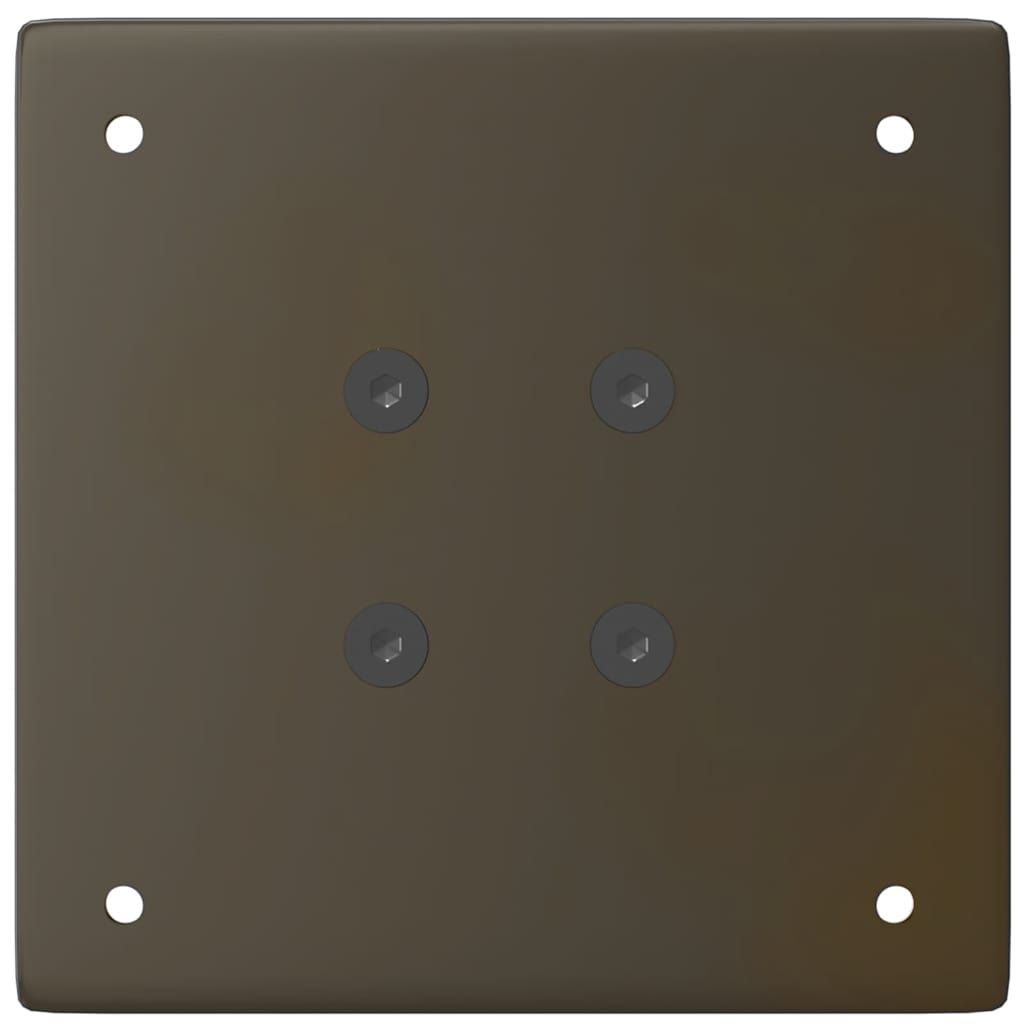 Gambe per Tavolino 4 pz Acciaio Naturale 72-74 cm in Acciaio - homemem39