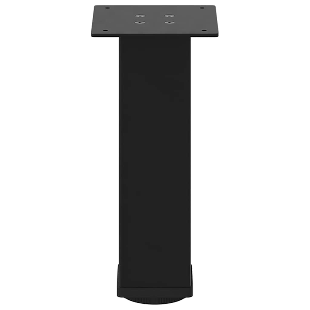 Gambe per Tavolino 4 pz Nero 30-32 cm Acciaio - homemem39
