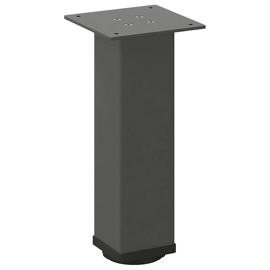 Gambe per Tavolino 4 pz Antracite 30-32 cm Acciaio - homemem39