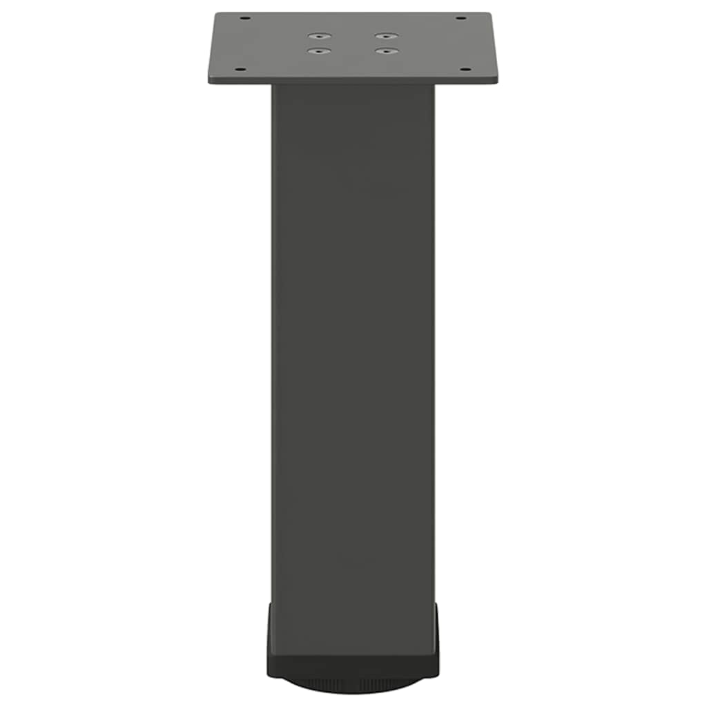 Gambe per Tavolino 4 pz Antracite 30-32 cm Acciaio - homemem39