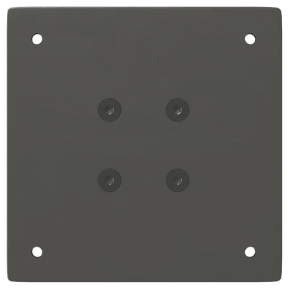 Gambe per tavolino 4 pz Antracite 30-32 cm Acciaio