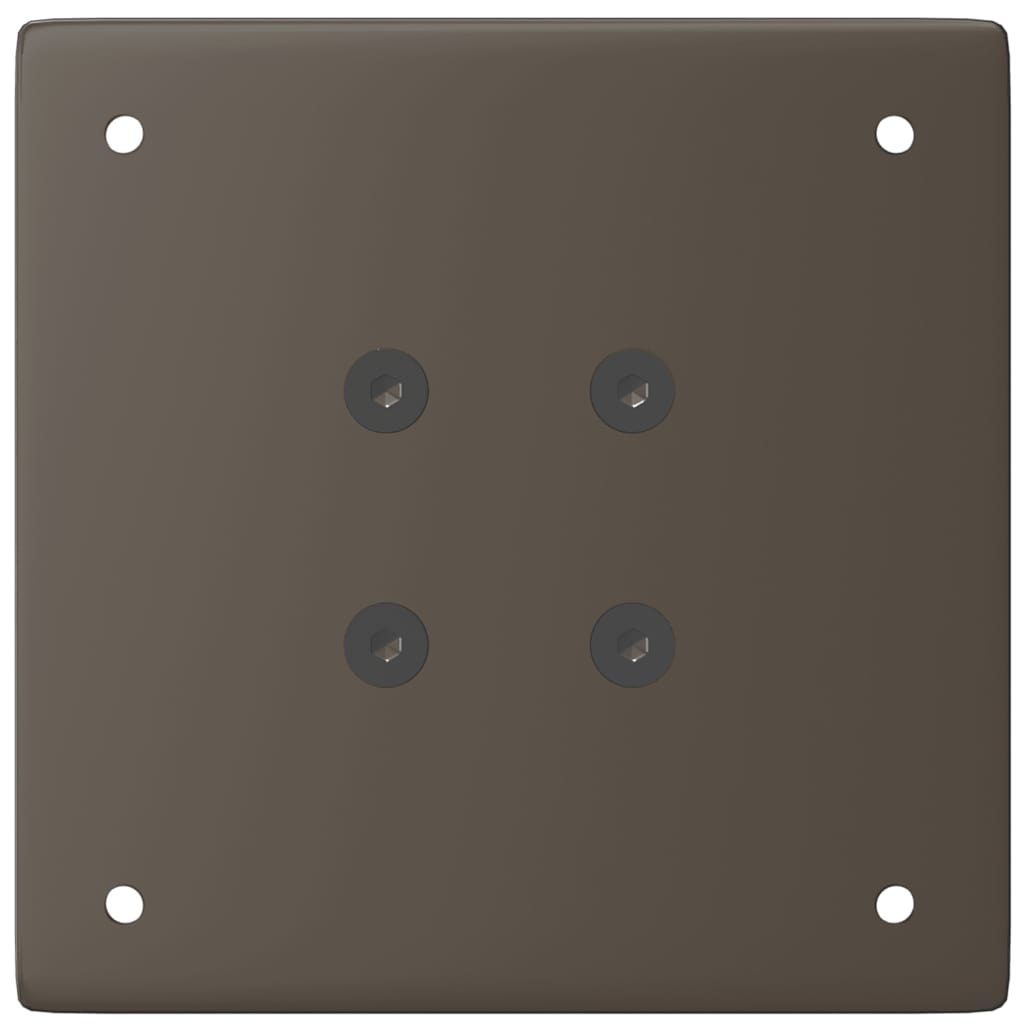 Gambe per Tavolino da Caffè 4 pz Acciaio Naturale 30-32 cm