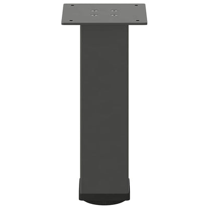 Gambe per Tavolino 4 pz Antracite 42-44 cm in Acciaio - homemem39
