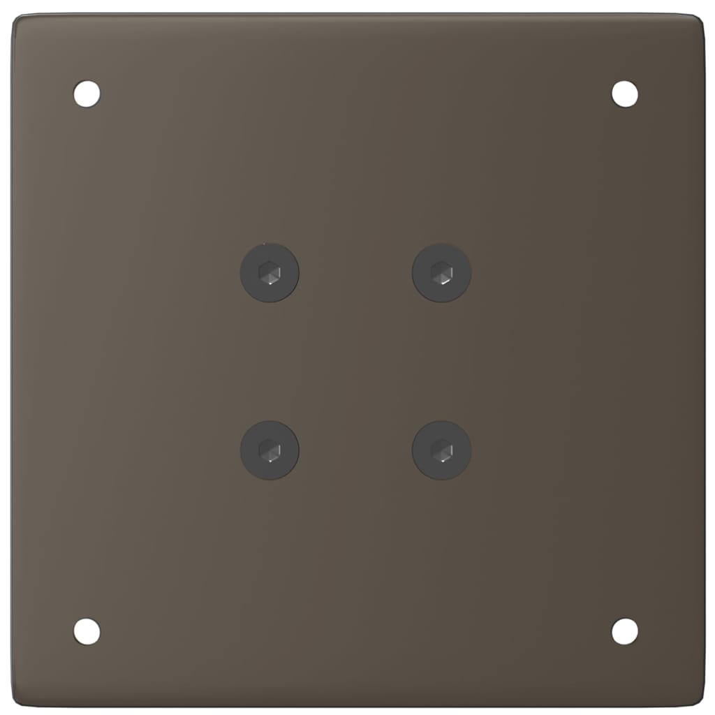 Gambe per Tavolino 4 pz Acciaio Naturale 42-44 cm in Acciaio - homemem39