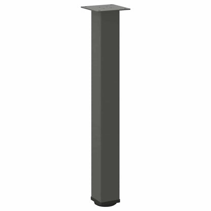 Gambe per Tavolino 4 pz Antracite 72-74 cm in Acciaio - homemem39