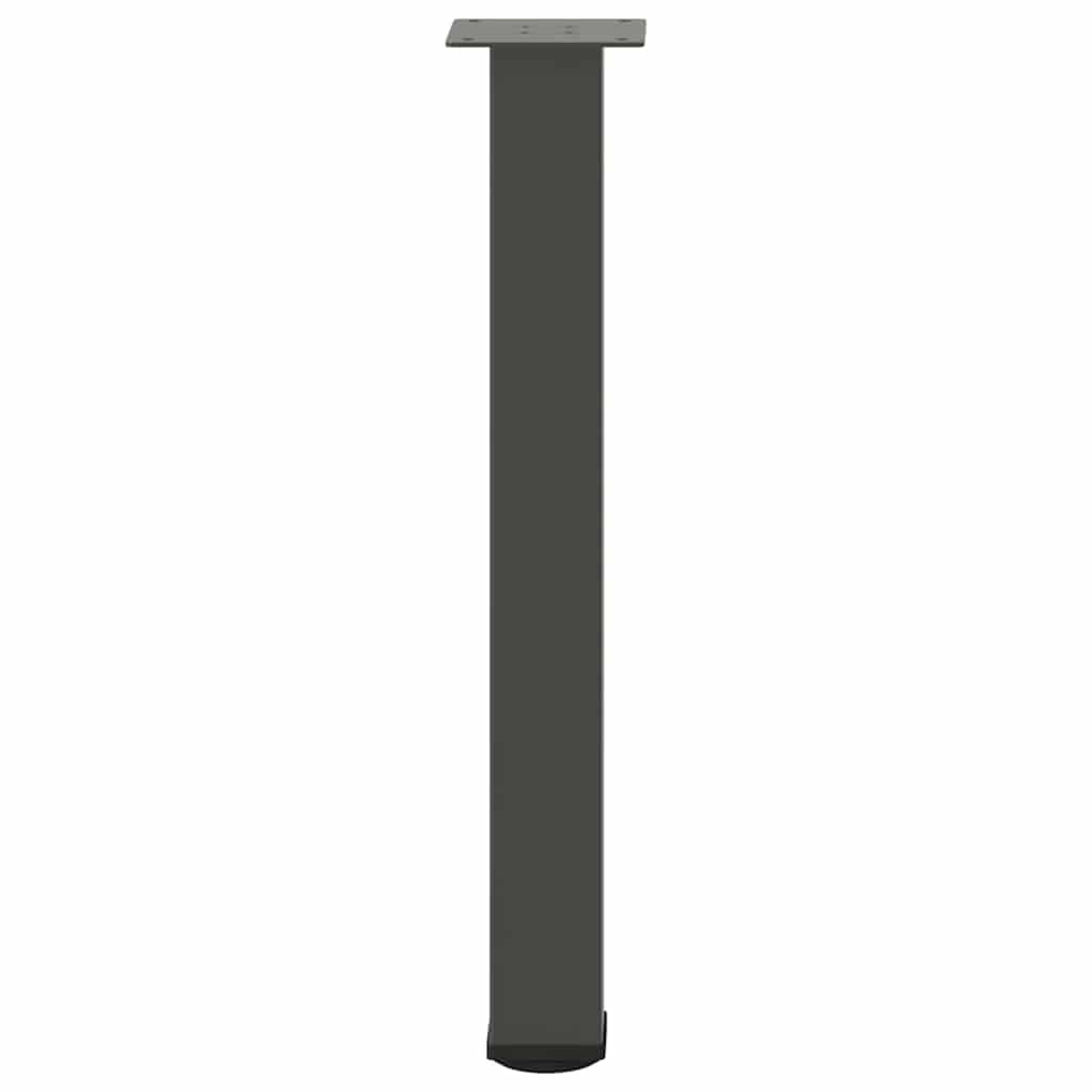 Gambe per tavolo consolle 4 pz Antracite 72-74 cm Acciaio