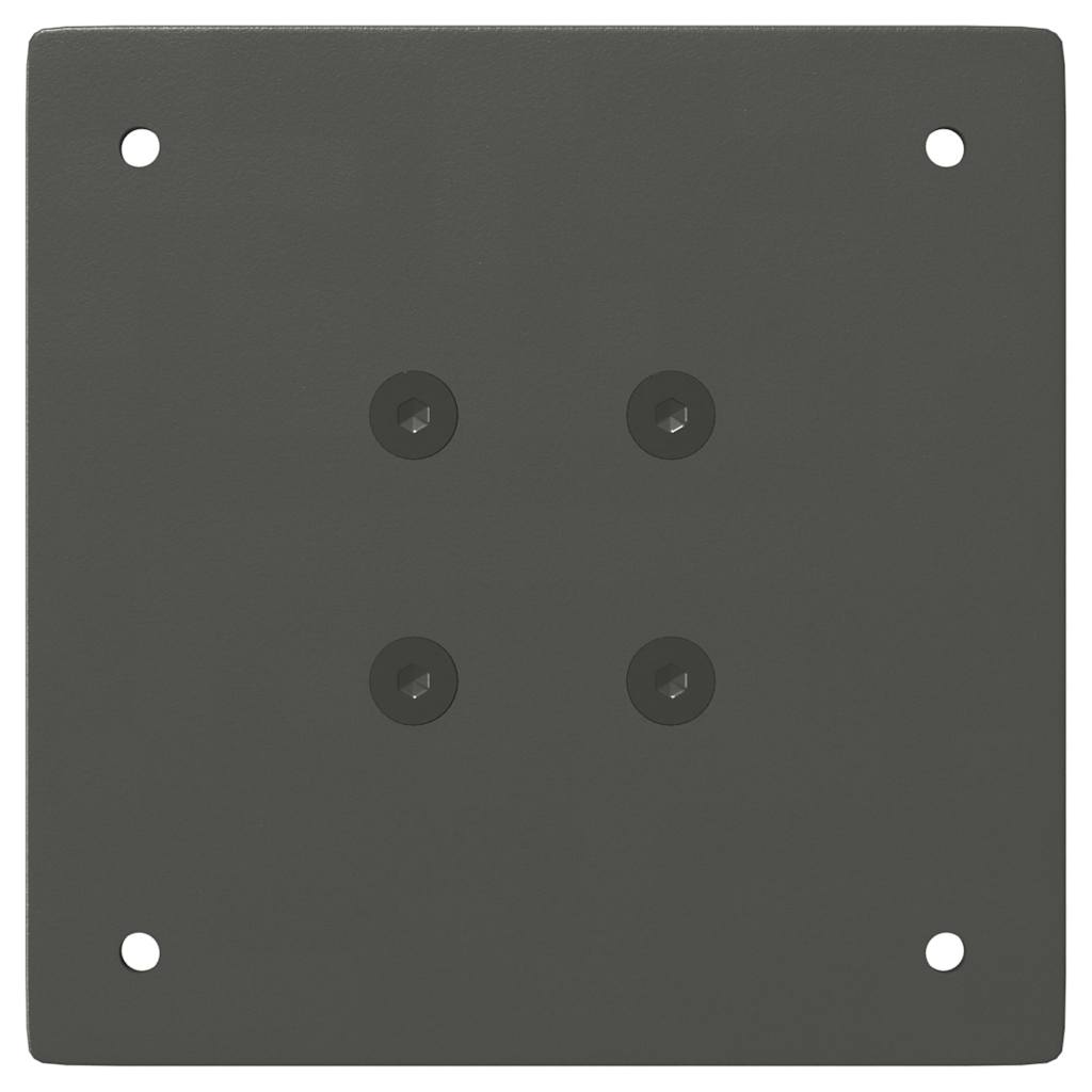 Gambe per tavolo consolle 4 pz Antracite 72-74 cm Acciaio