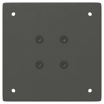 Gambe per tavolo consolle 4 pz Antracite 72-74 cm Acciaio