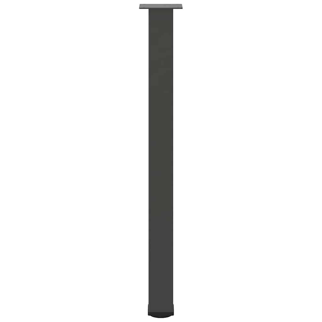 Gambe per tavolo da bar 4 pz Antracite 90-92 cm Acciaio