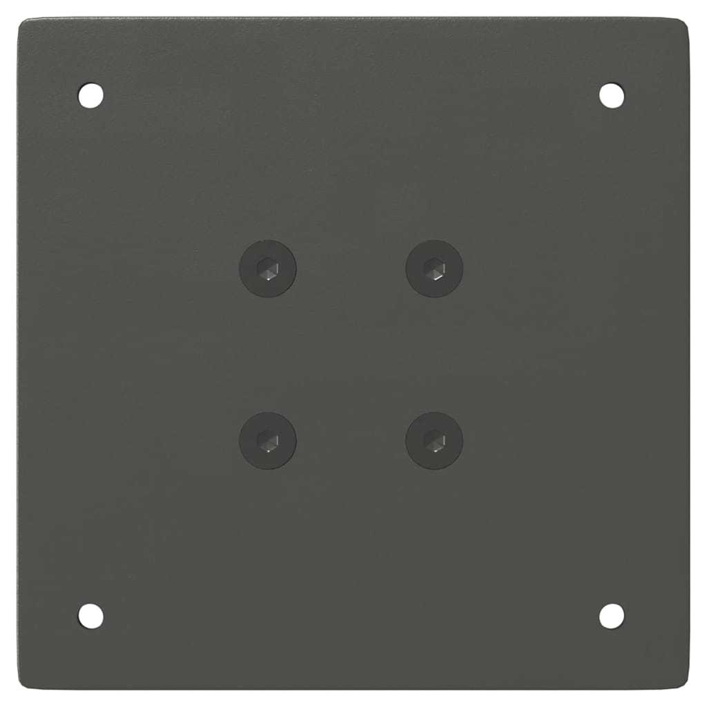 Gambe per tavolo da bar 4 pz Antracite 90-92 cm Acciaio