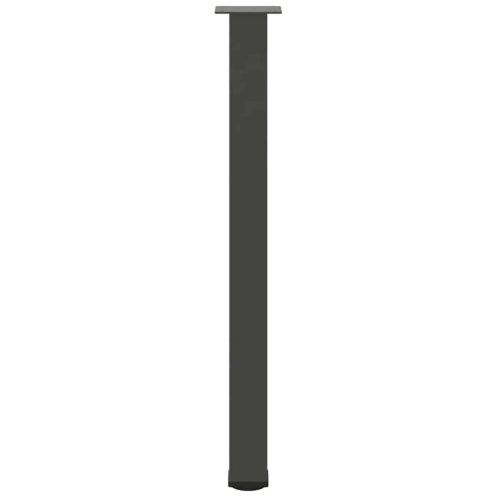 Gambe per tavolo da bar 4 pz Antracite 100-102 cm Acciaio
