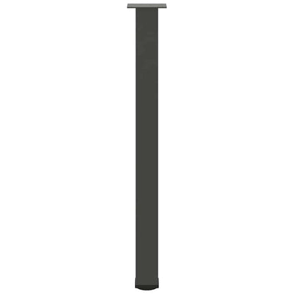 Gambe per tavolo da bar 4 pz Antracite 100-102 cm Acciaio
