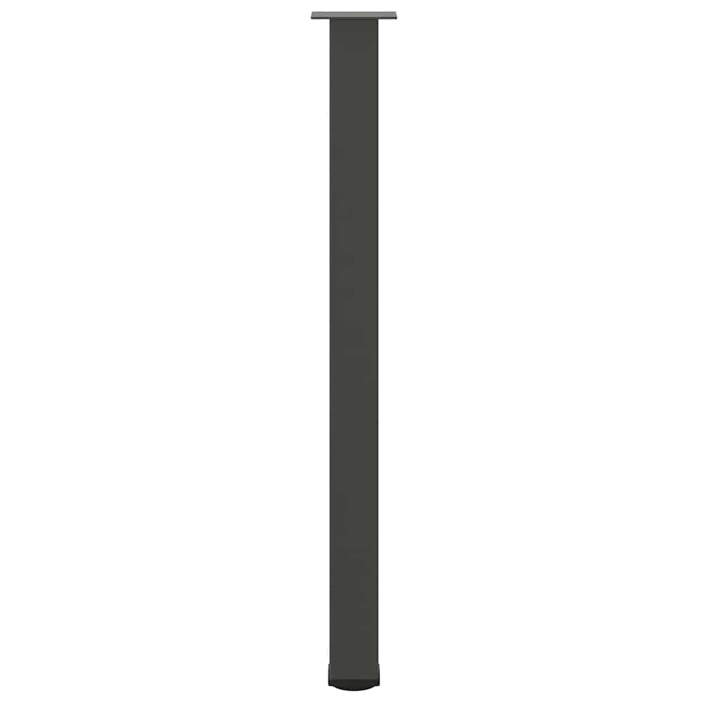 Gambe per Tavolino 4 pz Antracite 110-112 cm in Acciaio - homemem39