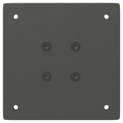 Gambe per Tavolino 4 pz Antracite 110-112 cm in Acciaio - homemem39