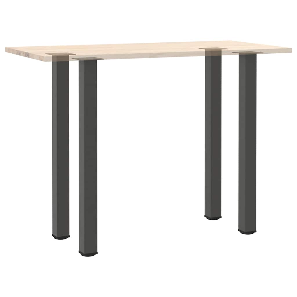 Gambe per Tavolino 4 pz Antracite 110-112 cm in Acciaio - homemem39