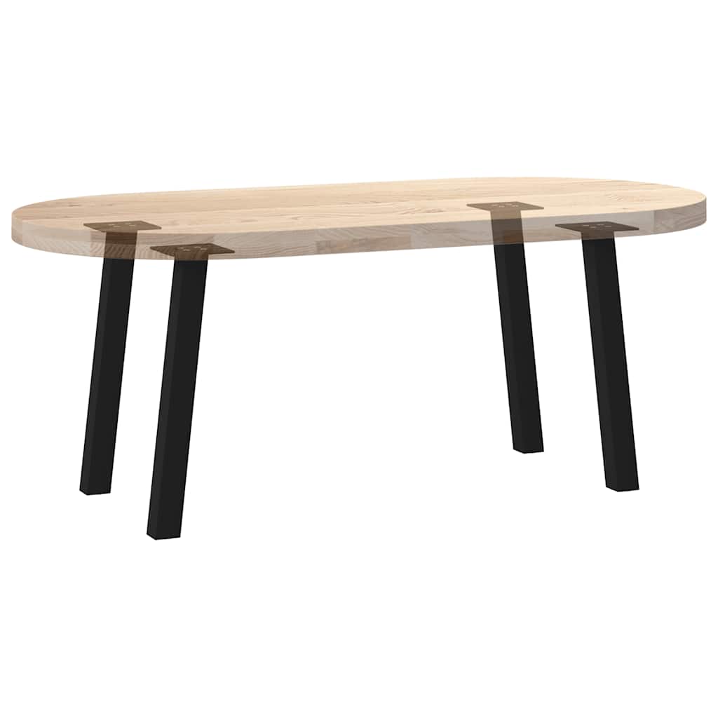 Gambe per Tavolino da Caffè 4 pz Nere 30 cm Acciaio