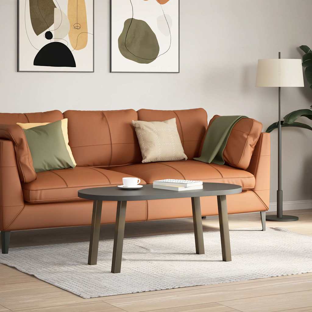 Gambe per tavolino da caffè 4 pz in acciaio naturale 30 cm
