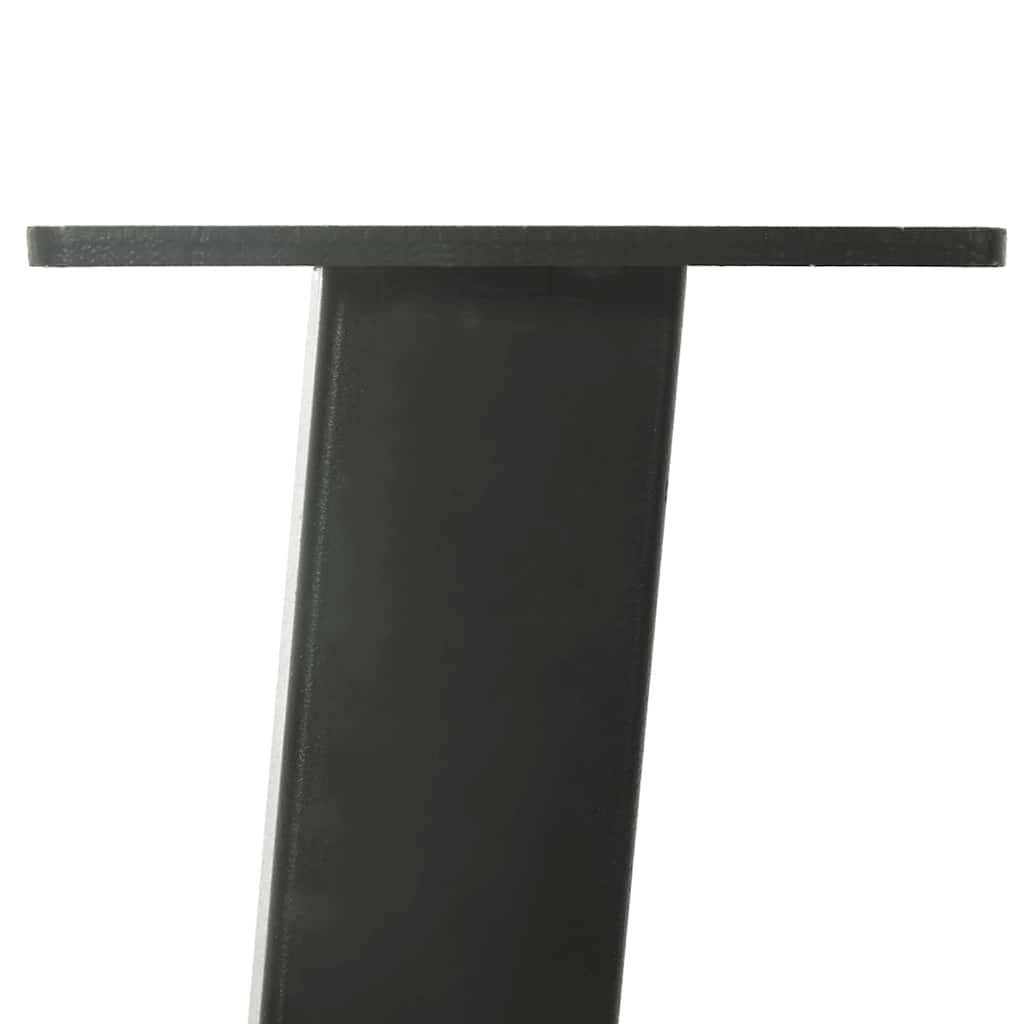 Gambe per Tavolino 4 pz Antracite 42 cm in Acciaio - homemem39
