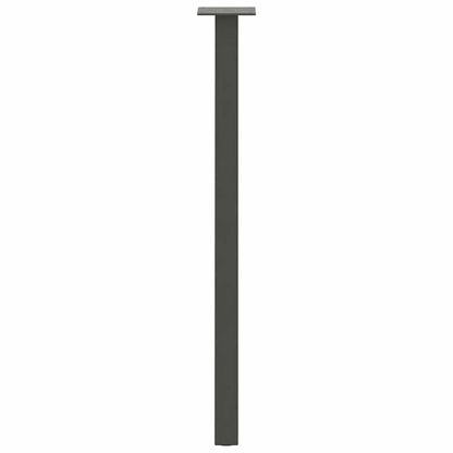 Gambe per tavolo consolle 4 pz Antracite 72 cm Acciaio