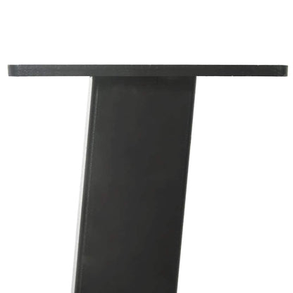 Gambe per tavolo consolle 4 pz Antracite 72 cm Acciaio