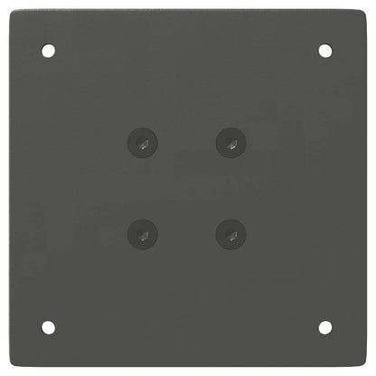Gambe per tavolino 4 pz Antracite 30 cm Acciaio