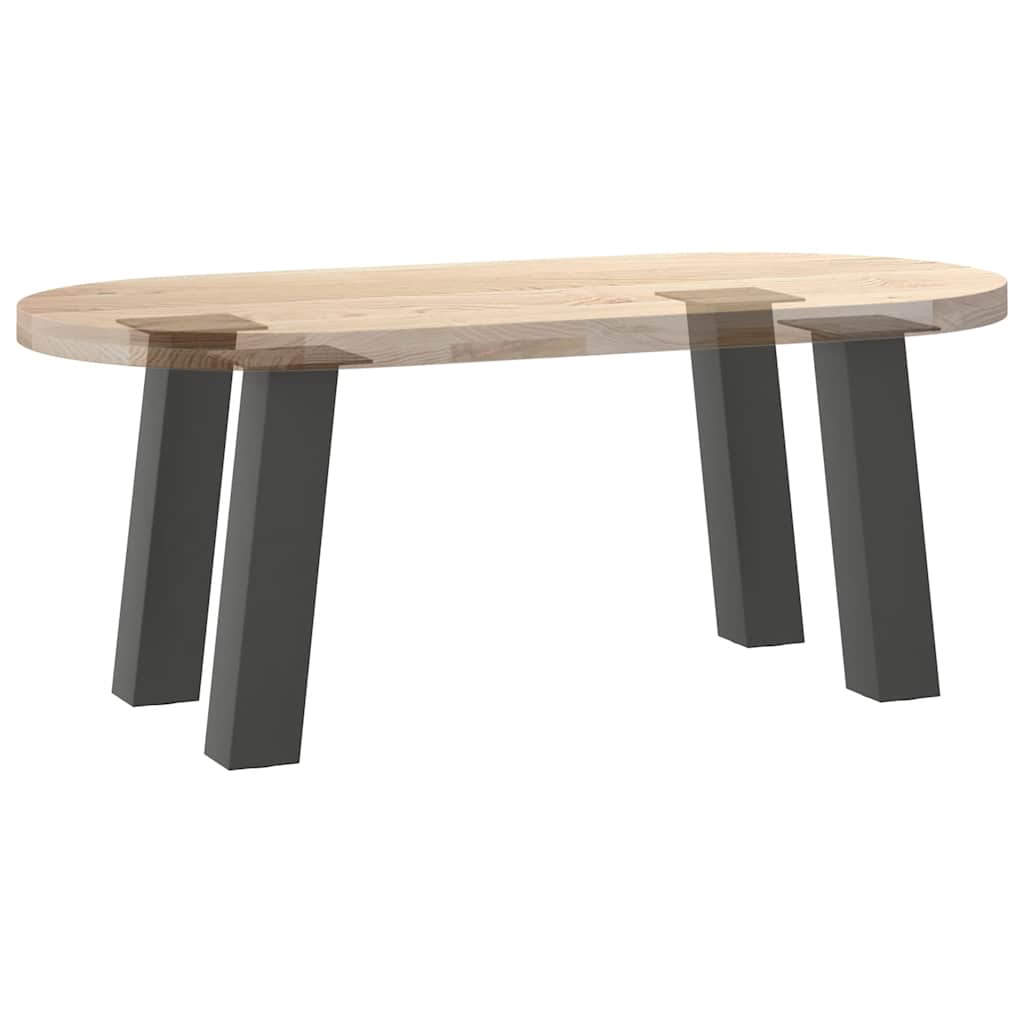 Gambe per tavolino 4 pz Antracite 30 cm Acciaio