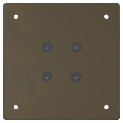 Gambe per Tavolino 4 pz Acciaio Naturale 30 cm in Acciaio - homemem39