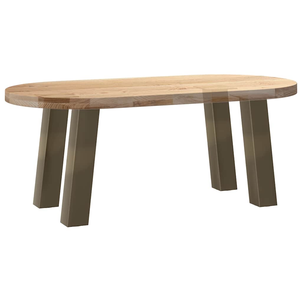 Gambe per tavolino da caffè 4 pz in acciaio naturale 30 cm