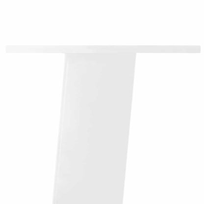 Gambe per tavolo consolle 4 pz bianche 72 cm in acciaio