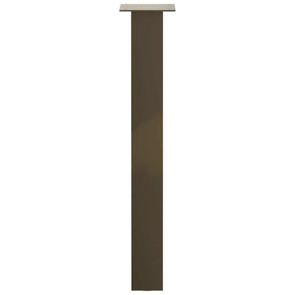 Gambe per Tavolino 4 pz Acciaio Naturale 72 cm in Acciaio - homemem39