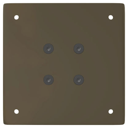 Gambe per Tavolino 4 pz Acciaio Naturale 72 cm in Acciaio - homemem39