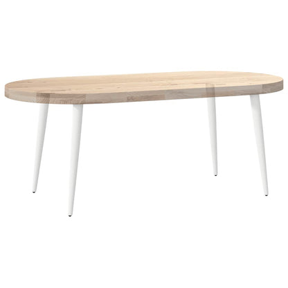 Gambe per Tavolino da Caffè Forma Conica 4 pz Bianco 30-31 cm Acciaio - homemem39