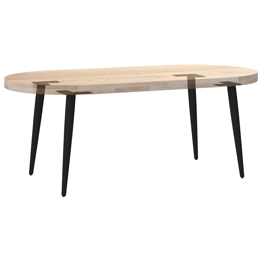 Gambe per Tavolino da Caffè Forma Conica 4 pz Nere 42-43 cm