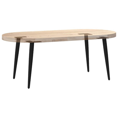 Gambe per Tavolino da Caffè Forma Conica 4 pz Nere 42-43 cm
